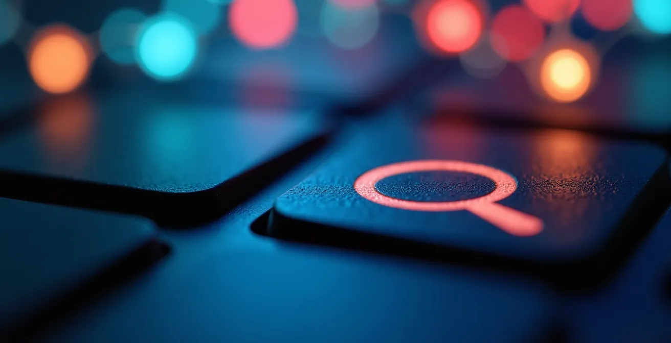 Effiziente Dokumentensuche in Chat-Tools visualisiert